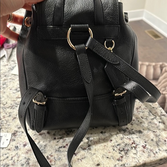 Black Leather Backpack by - Picture 4 of 9